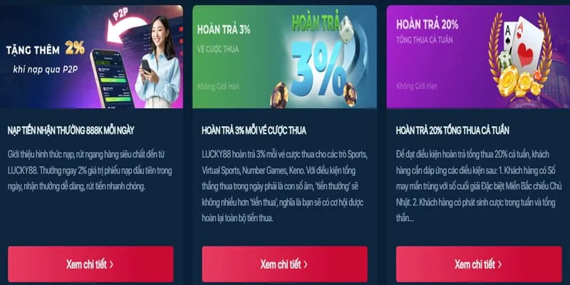 Các chương trình khuyến mãi Nổ Hũ gâcm67